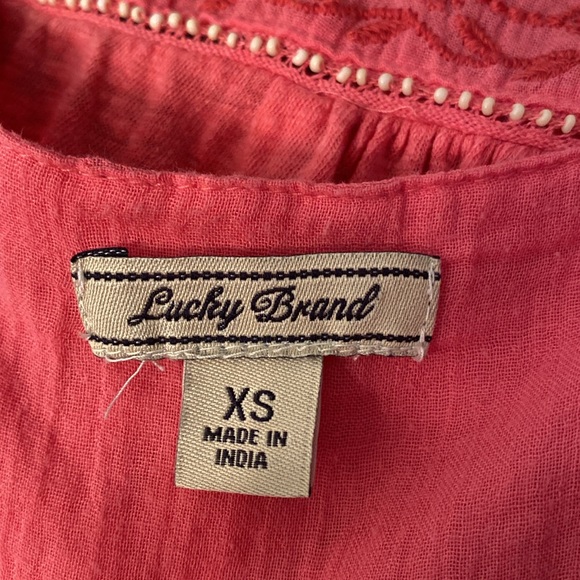 Lucky Brand Pink Top - Picture 3 of 3